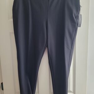Jones New York Classic Black Straight Leg Pants